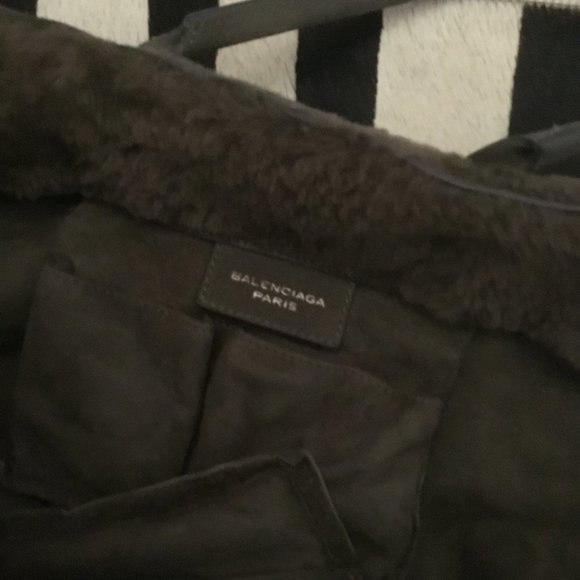 Balenciaga 2015 collection Shearling motorcycle bag  Bag new - Picture 2 of 5